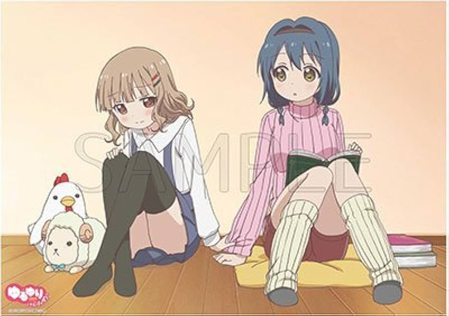 Amazon.co.jp: ゆるゆり さん☆ハイ! 向日葵&櫻子 クリア